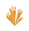 Star burst vector image