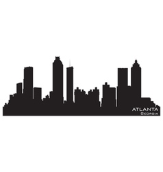 Atlanta Georgia skyline vector image