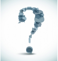 Question mark icon vector image