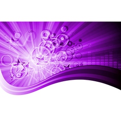 Abstract musical background vector image