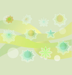 Spring background with fantasy uneven distributed vector image
