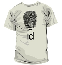 T-shirt vector image