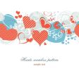 Hearts seamless pattern vector image