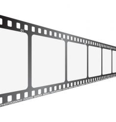 Film looking along vector image