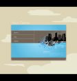 Website vector image