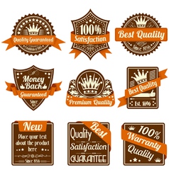 Best quality labels vector image