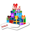 Christmas sale vector image