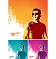 Music man vector image