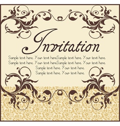 Invatation vector image