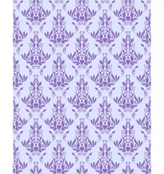 Violet seamless floral texture vector image
