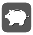 The moneybox icon Cash and money wealth savings vector image