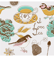 Tea time vector image
