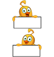 Cartoon Chick Border Frame vector image