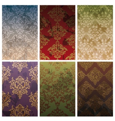 Seamless vintage background vector image