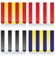 Awnings vector image