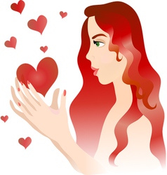 Hearts vector image