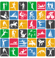 Seamless pattern with olympic sport icons vector image