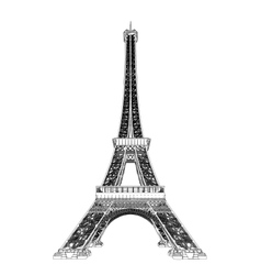Eiffel tower vector image