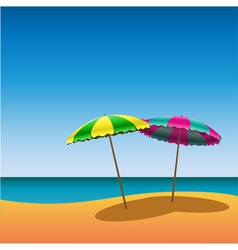 Parasols vector image