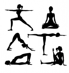 Yoga vector image