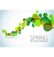 Spring abstract floral background vector image