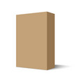 Mockup cardboard package box Mockup cardboard package box vector image