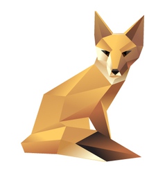 Sitingfox vector image