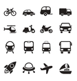 Transport Icons vector image