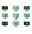 Computer security concepts vector image