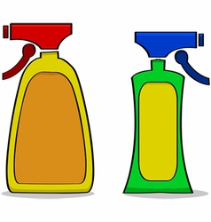 Cleaning products Cleaning products vector image