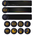 Address and telephones vector image
