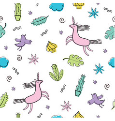 Seamless pattern vector image