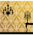 Damask and interior vector image