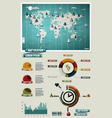 Set elements of infographics vector image