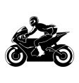 Motorbike vector image