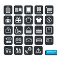 Shopping icons set design vector image
