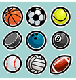 Sport Ball Icons vector image