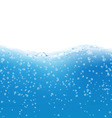 Abstract blue water background vector image
