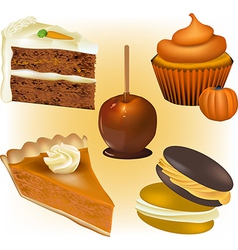 Cake and Pastry vector image
