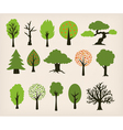 Trees vector image
