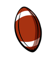 A rugby ball vector image