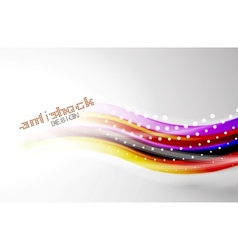 Abstract wave background vector image