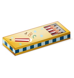 A pencil case vector image