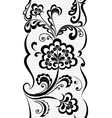 Floral lacy ribbon Floral lacy ribbon vector image