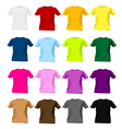 T-shirt templates vector image