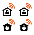 Home Wi-Fi signs vector image