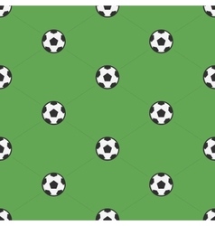 Soccer ball samples pattern vector image