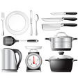 Kitchenware set vector image