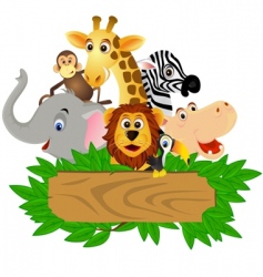 Wild family vector image