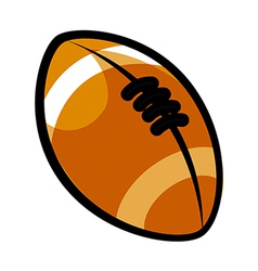 A rugby ball vector image
